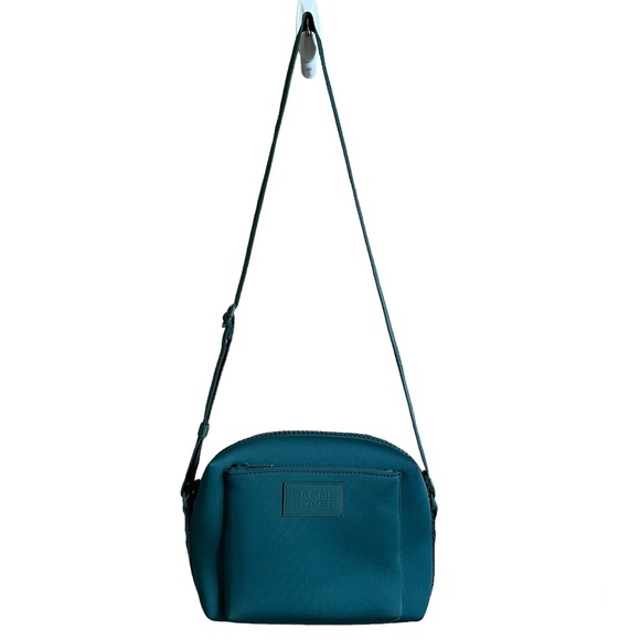 Dagne Dover Handbags - Dagne Dover Micah Crossbody Purse in Evergreen Neoprene Sporty Minimalist